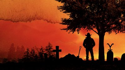 Yellowstone, Season 5, 2024 Series, TV series, Silhouette, Sunset, Western, Cowboy