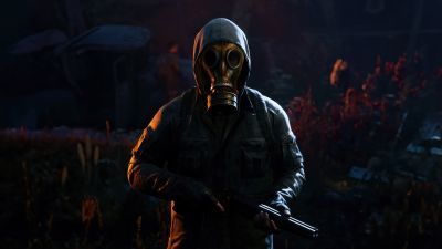 STALKER 2, Heart of Chornobyl, 5K, 2024 Games, Gas mask