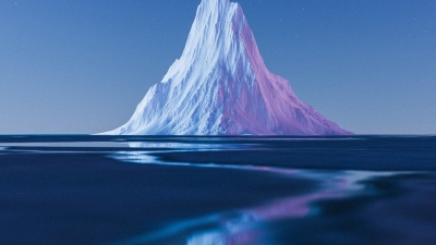 Frozen, Iceberg, 5K, Glacier, Cold, Surreal, Ocean, Polar Regions, Calm, Reflections, Minimalist, Blue aesthetic