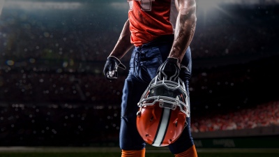 American football player, Helmet, Athlete, Helmet, Stadium, 5K, 8K