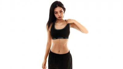 Jennie, Calvin Klein, 5K, 8K, White background