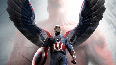 Sam Wilson, Anthony Mackie, Captain America: Brave New World, Vertical, 5K, 2025 Movies, Thunderbolt Ross (Red Hulk)