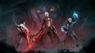 Devil May Cry: Peak of Combat, Game poster, Dante, Vergil, Lady (Devil May Cry)