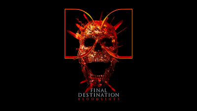 Final Destination: Bloodlines, Dolby, Black background, 2025 Movies, AMOLED, Skull, Gothic