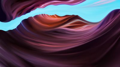 Antelope Canyon, Colorful, Artwork, 5K