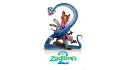 Zootopia 2, 8K, 2025 Movies, White background, Walt Disney Animation, 5K