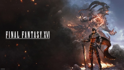 Final Fantasy XVI, Cover Art, Clive Rosfield, 5K, Monster