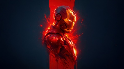 Iron Man, Fierce, 5K, Marvel Superheroes, Dark background