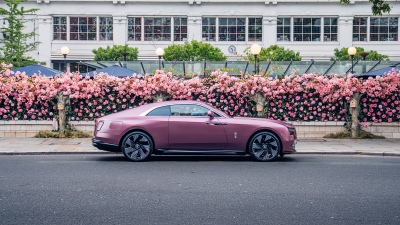 Rolls-Royce Spectre, Floral Art In Chelsea, 5K, 8K