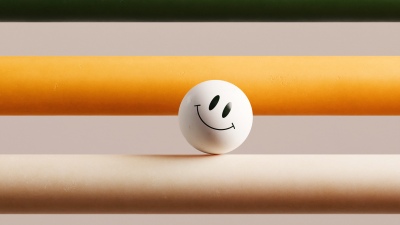 Smiley face, Sphere, Happy, Yellow aesthetic, Minimalist, Happiness, Joy, Emoji, Stripes