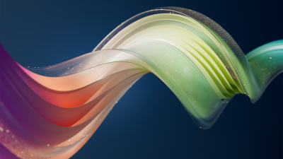 Translucent, Abstract art, Fluid gradient, Pastel colors, Dark blue