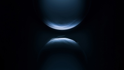 Huawei, Dark blue, Glowing particles, Flow, AMOLED, 5K, Dark background
