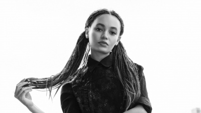 Nico Parker, Black and White, Fashion, Dreadlocks, British actress
