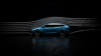Tesla Model X Plaid, Dark background, 2025, Tesla Model X