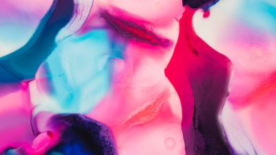 Fluid art, 8K, Pink abstract, Vibrant, 5K