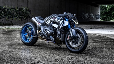 BMW R 1300 R Titan, 2025, 5K, 8K, Custom motorcycle, Urban, Graffiti
