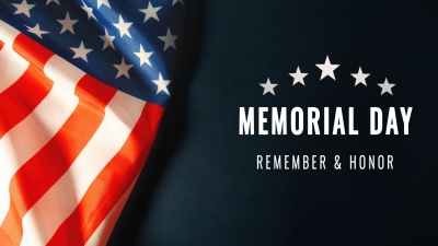Remember, Memorial Day, United States flag, 5K, Dark background, Honor