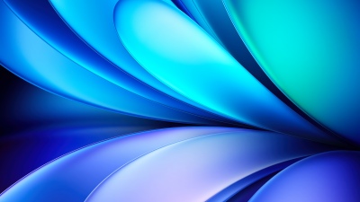 Blue abstract, Vivo Pad, Gradient Abstract, Curves, Modern, 5K, Stock, Blue aesthetic