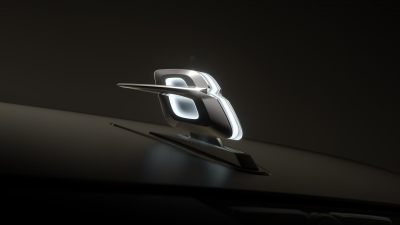 Bentley EXP 15, Logo, Dark background, 5K, 8K