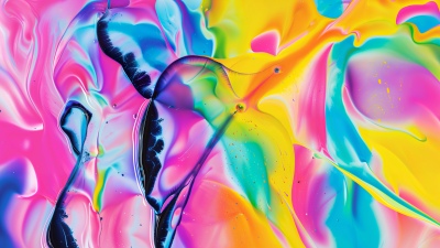 Vibrant, Liquid art, Abstract art, Colorful background, 5K