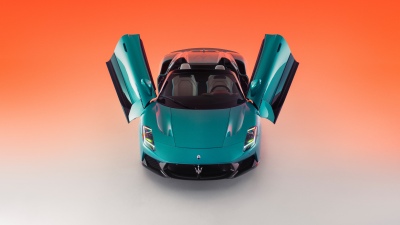 Maserati MCPURA Cielo, 5K, Gradient background