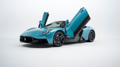 Maserati MCPURA Cielo, 2025, 5K, White background, Supercars