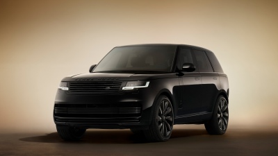 Range Rover SV Black, 2025, 5K, Black cars, Land Rover Range Rover Sport SVR