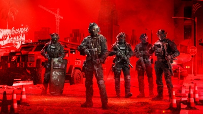 Ready or Not, Key Art, Red background, FPS, 2025 Games