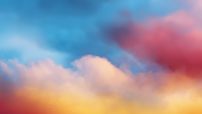 Colorful Sky, Clouds, 5K, Aesthetic