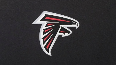 Atlanta Falcons, Minimal logo, Dark background, NFL team, 5K