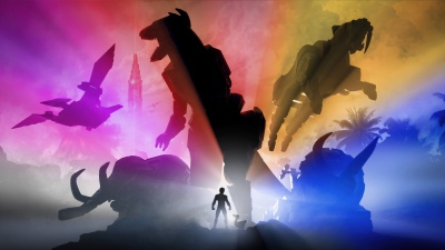 Ark: Survival Ascended, Power Rangers, 5K, Colorful