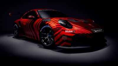 Porsche 911 GT3 Cup, 2025, 5K, Dark background