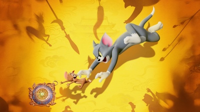 Tom And Jerry: Forbidden Compass, 2025, Animation movies, 5K, Tom & Jerry, 2025 Movies, Yellow background