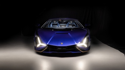 Lamborghini Sián FKP 37, Blue car, Supercars