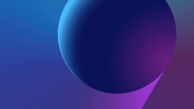 Samsung One UI 9, Stock, Gradient Abstract, Sphere, 5K, Gradient background, Purple gradient