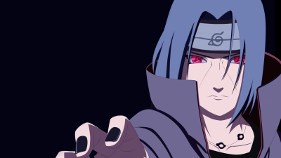 Itachi Uchiha, Dark background, Akatsuki, 5K, Sharingan eye