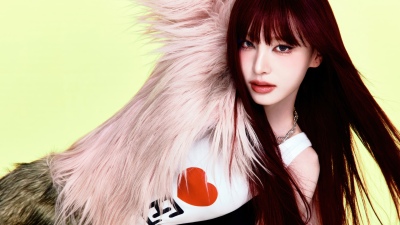 Liz - Bangers, IVE (K-pop), 5K, Yellow background, Liz (IVE)