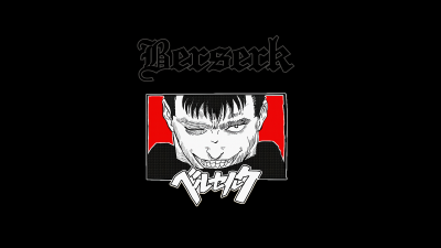 Guts, Minimalist, Black background, Berserk, 5K, AMOLED