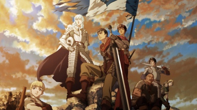 Berserk, Character poster, Guts, Casca (Berserk), 5K, Anime series, Griffith (Berserk)