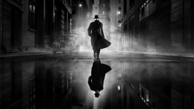 Ben Reilly, Spider-Noir, Black and White, 2026 Movies, 5K, Marvel Studios, Monochrome background