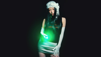 An Yu-jin (REVIVE+), 8K, Dark background, IVE (K-pop), 5K, An Yu-jin (IVE)
