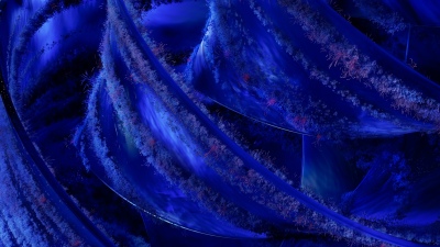 Abstract art, Deep blue, Swirls, Organic, Futuristic, Blue abstract, 3D Render, Microsoft Design