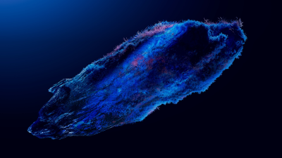 Blue abstract, Organic, Deep Sea, Ethereal, Dark blue, Deep space, Cosmic, Microsoft Design