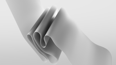 Folded paper, Monochrome, Minimalist, Simple, Microsoft Design