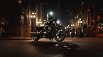 Harley-Davidson RH975 Nightster, 2026, 5K, 8K, Harley-Davidson Nightster, City street, Night City