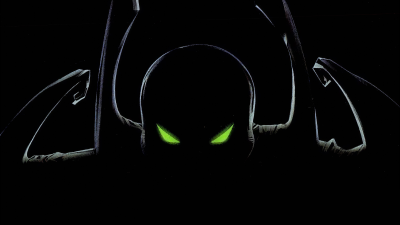 Spawn, Superhero, Black background, AMOLED, 5K