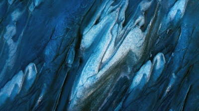 Glacial, Blue abstract, Texture, Honor MagicBook Pro, Stock, 5K