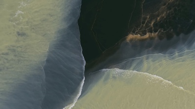 Black volcanic sand, Aerial Photography, Coastal, Iceland, 5K, Google Pixel 11 Pro Fold