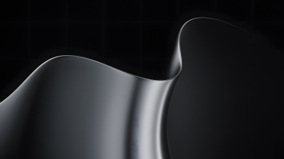 Microsoft Surface, 2026, Stock, 5K, Black background, Abstract Waves, Dark abstract, Sleek, Metallic, Microsoft Surface Pro