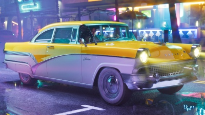 Vintage car, GTA 6, Vice City, Neon Lights, Grand Theft Auto VI, Lucia Caminos, Jason (GTA 6)